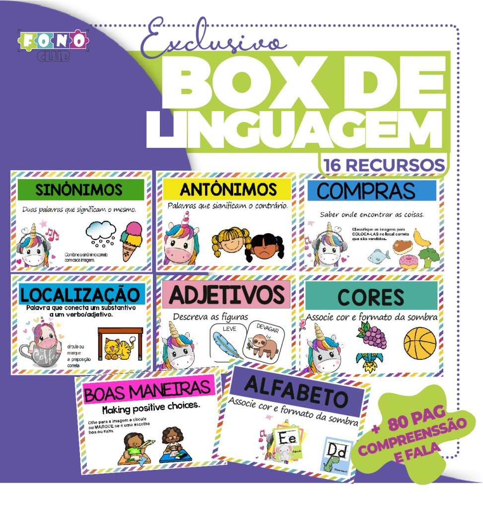 Box de Linguagem - 16 Recursos