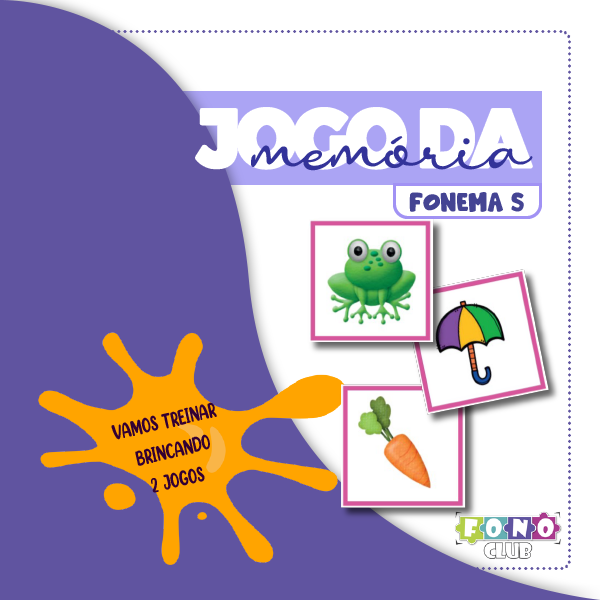 Jogo da Memória Fonema S