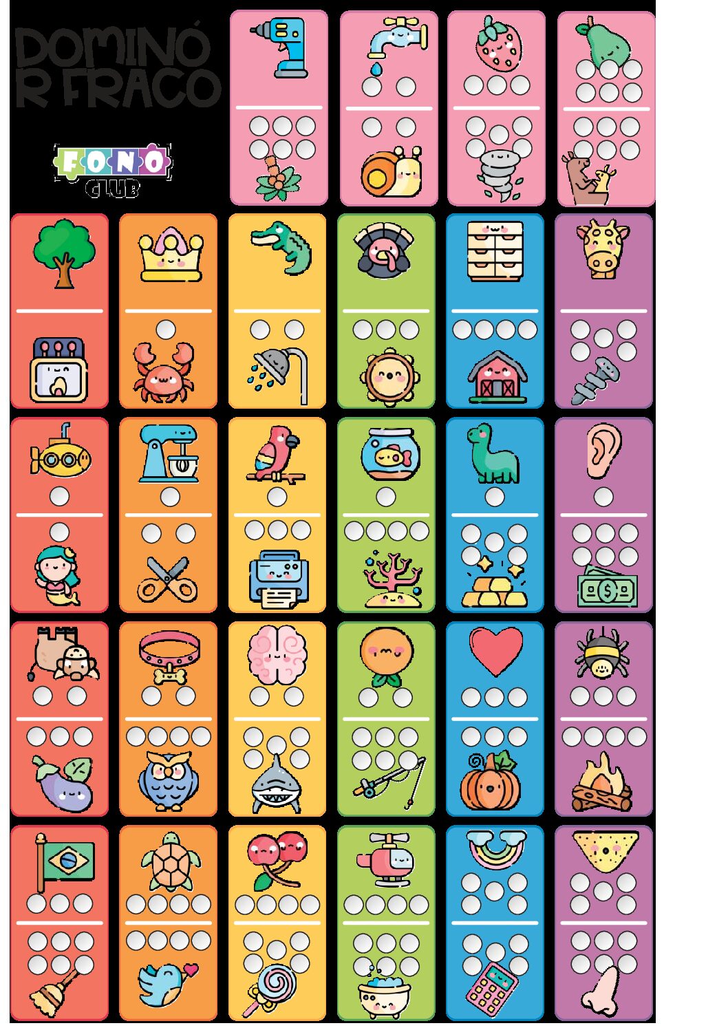 Dominó Fonema R Brando - Imagem 2