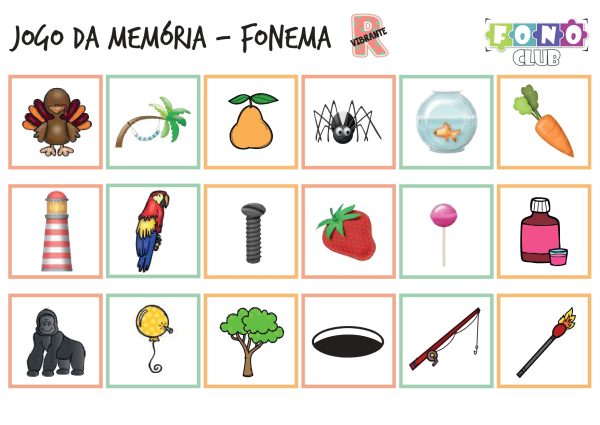 Combo 19 Jogos da Memória - Total de 19 Fonemas - Imagem 2
