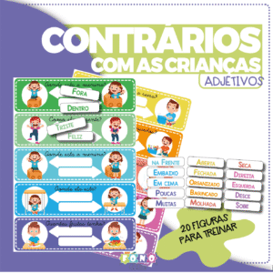 Contrários com as crianças