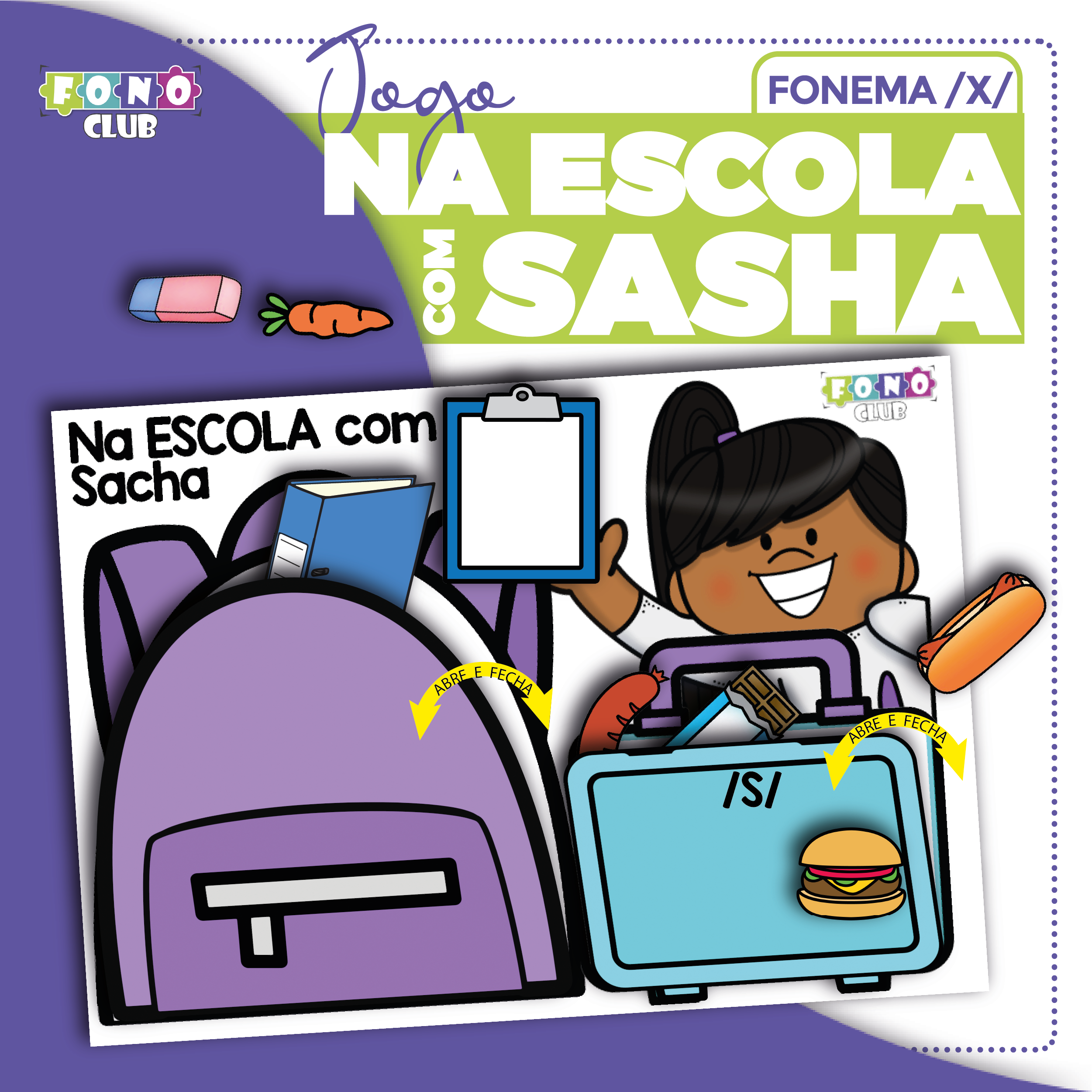 Na escola com Sasha