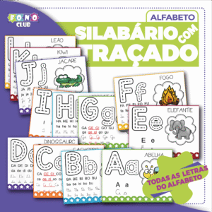 Silabário com Traçado – Alfabeto